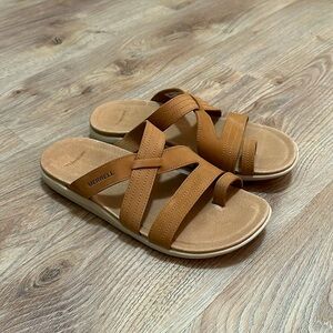 ☀️MERRELL WOMENS KALARI LORE WRAP SANDALS - TOBACCO SIZE 8
